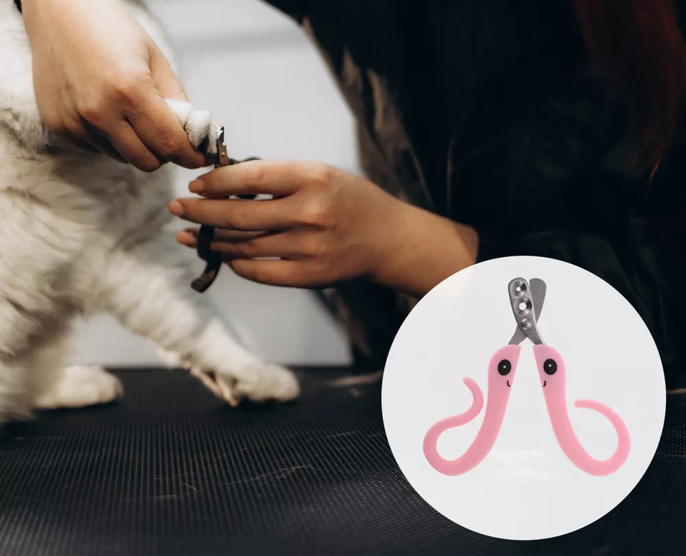 Cortauñas de diseño curvo para mascotas